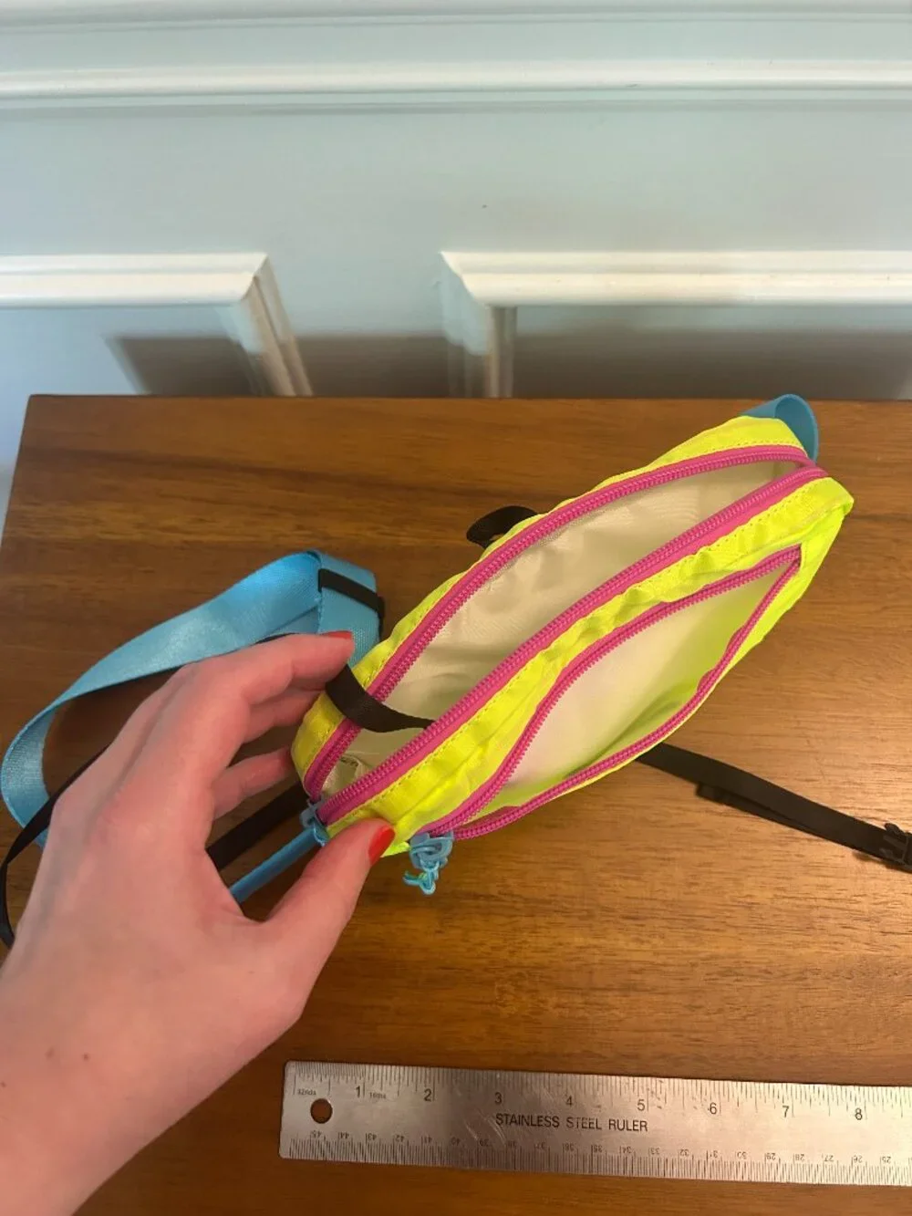 Sprints Sling It Bag Acid Glow | No Bounce 3rd Strap | Vibrant Cute Functional